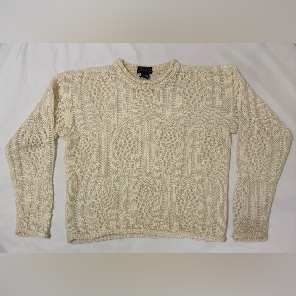 Vintage Angora Sheer Sweater “The Limited” Size L